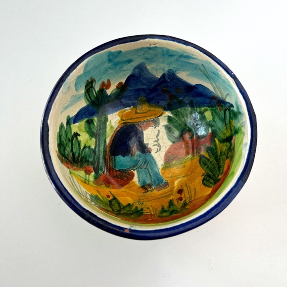 Talavera Mexico Small Bowl - Picture 1 of 6